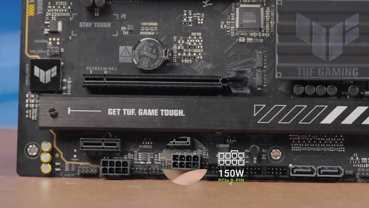 Asus motherboard additional PCIe power.
