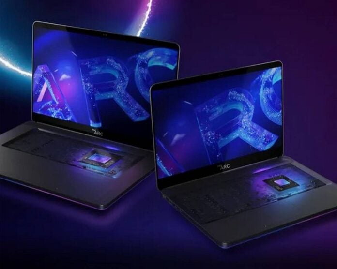 Intel Arc powered laptops.