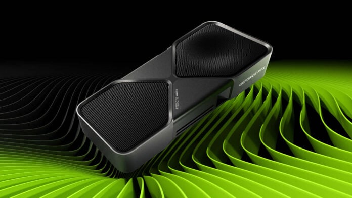 Nvidia GeForce RTX 50 Series FE graphics card.