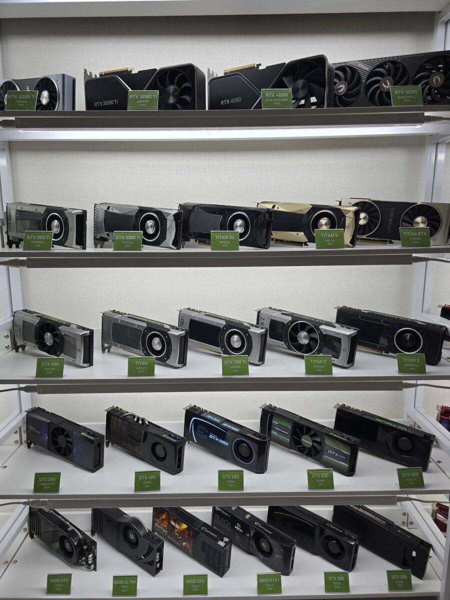 Reddit user collection of Nvidia graphics cards.