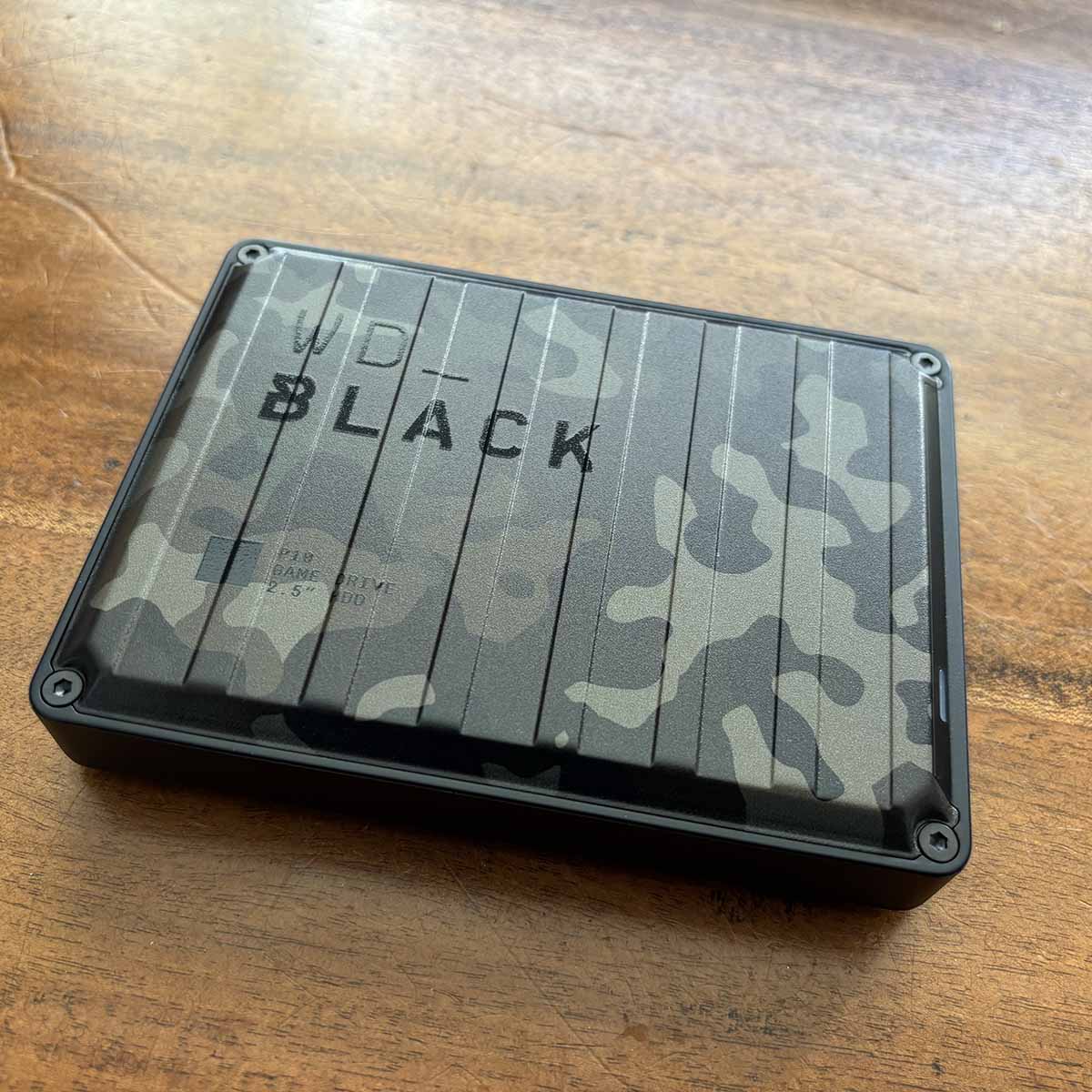 A picture of the WD P10 6TB Camo drive.