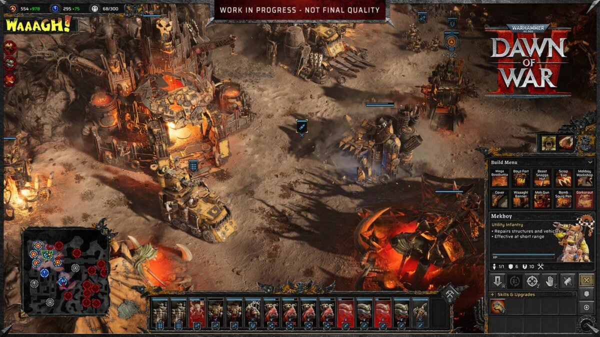 Warhammer 40,000 Dawn of War IV Orks faction.