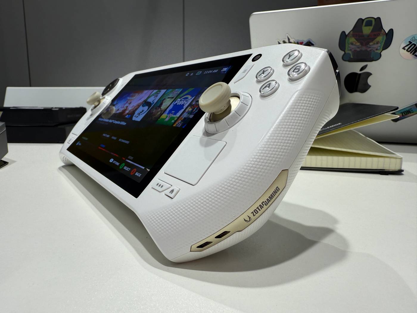 Zone Pro Close Zotac's upcoming Zone Pro handheld is set to pack a 12-core Ryzen CPU ...