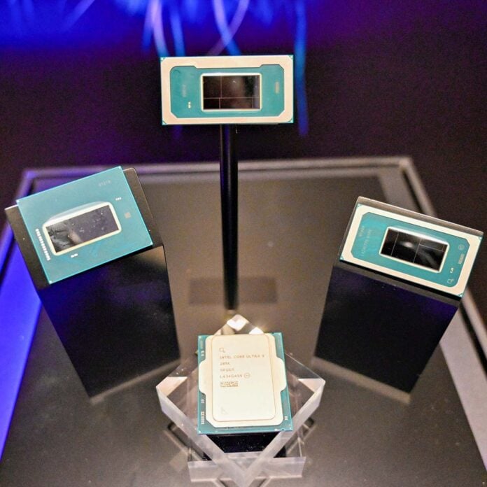 Intel Panther Lake (top), joined by other processors below it.