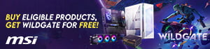 Buy eligible products, get Wildgate for free!
