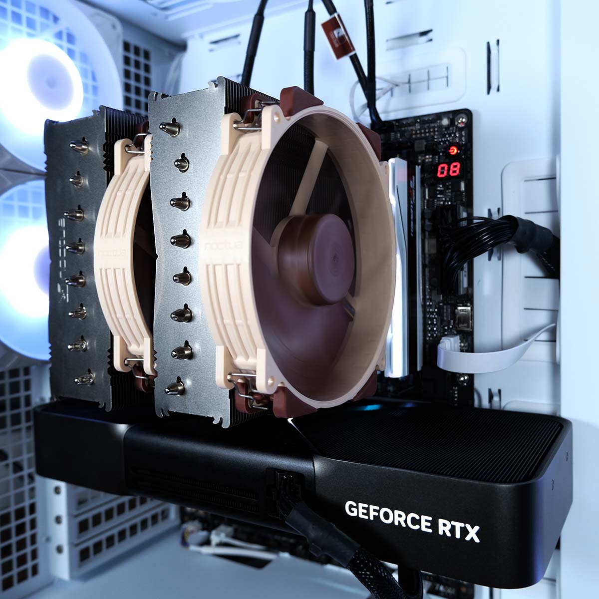 NH-D15 G2 LBC, cooling Ryzen 7 9800X3D inside the test system.