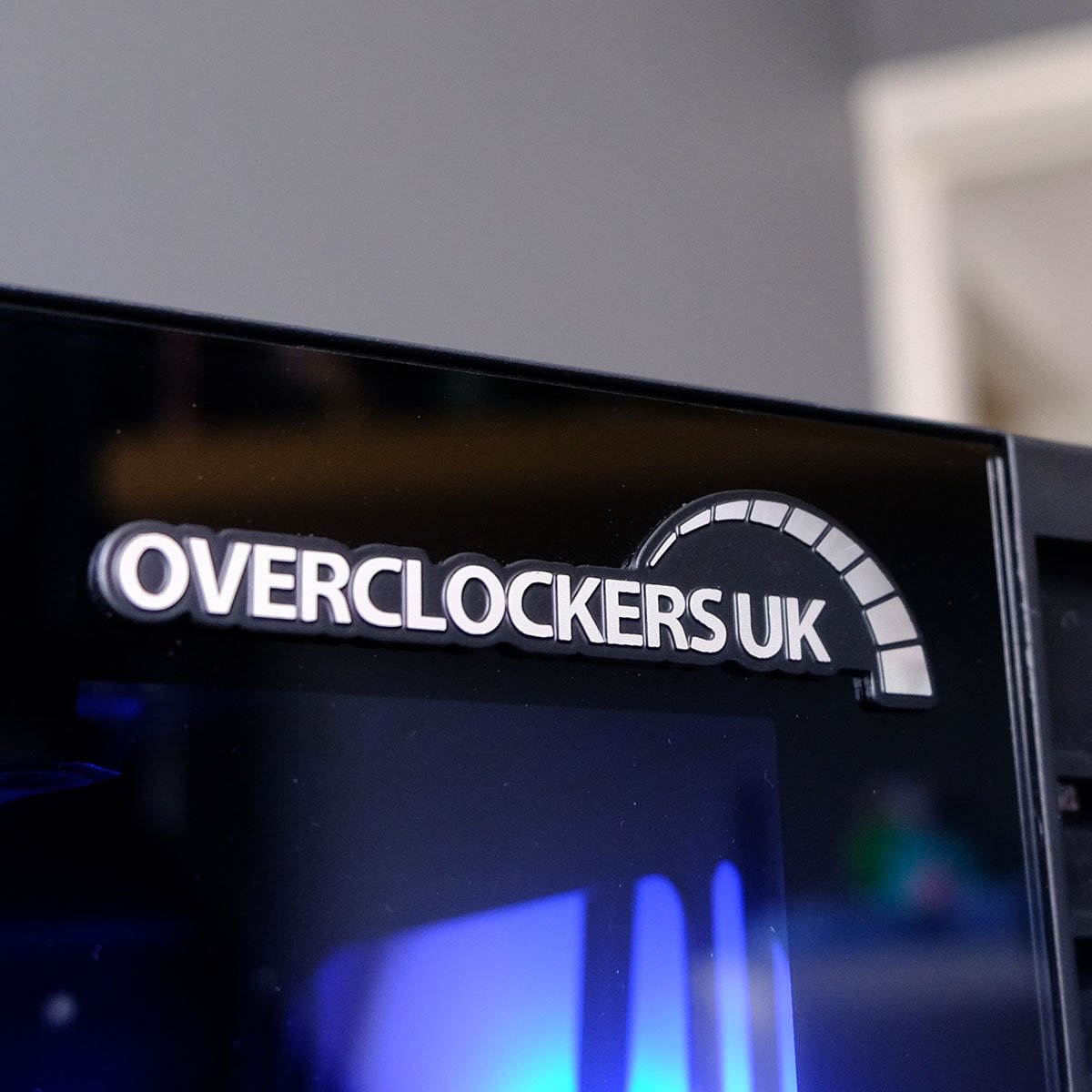 The 'Overclockers UK' logo as seen on OcUK Gaming Mach 3.1.
