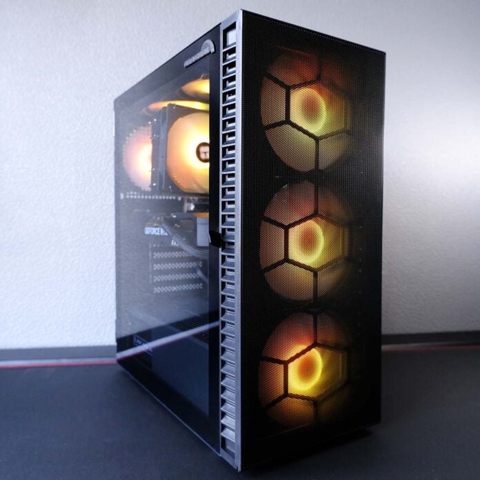 A side-on shot of OcUK Gaming Mach 3.1.