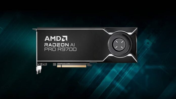 AMD Radeon AI PRO R9700.