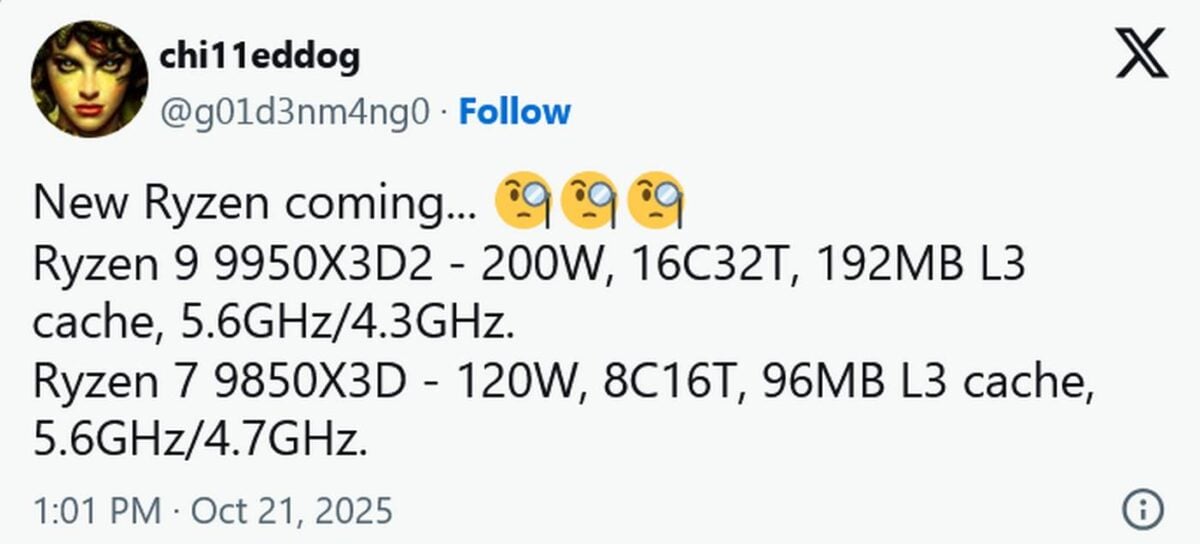 AMD Ryzen CPU leak.