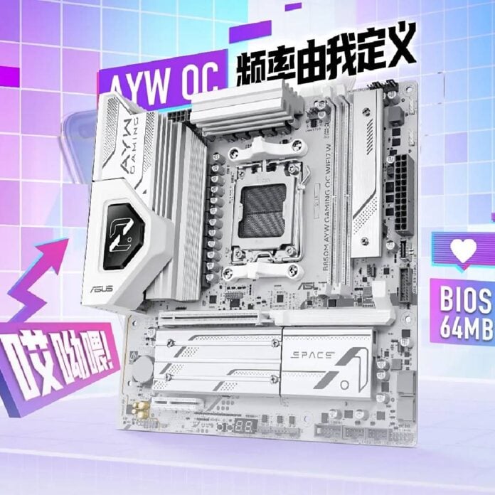 Asus AYW Gaming OC motherboard marketing