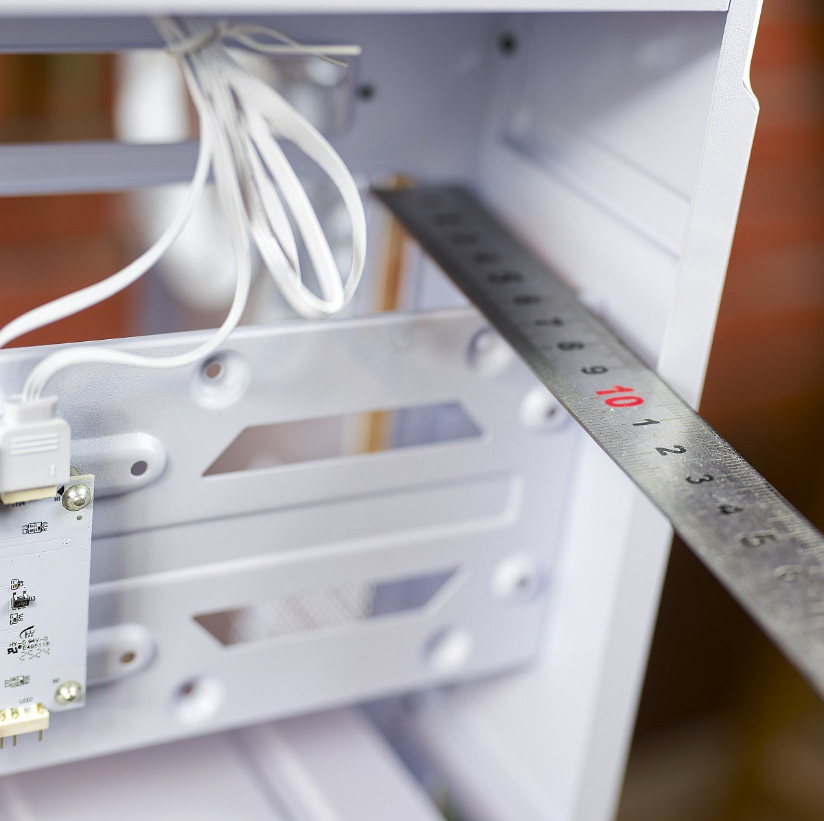 be quiet! Light_Base 500 LX Interior cable management space, measurement