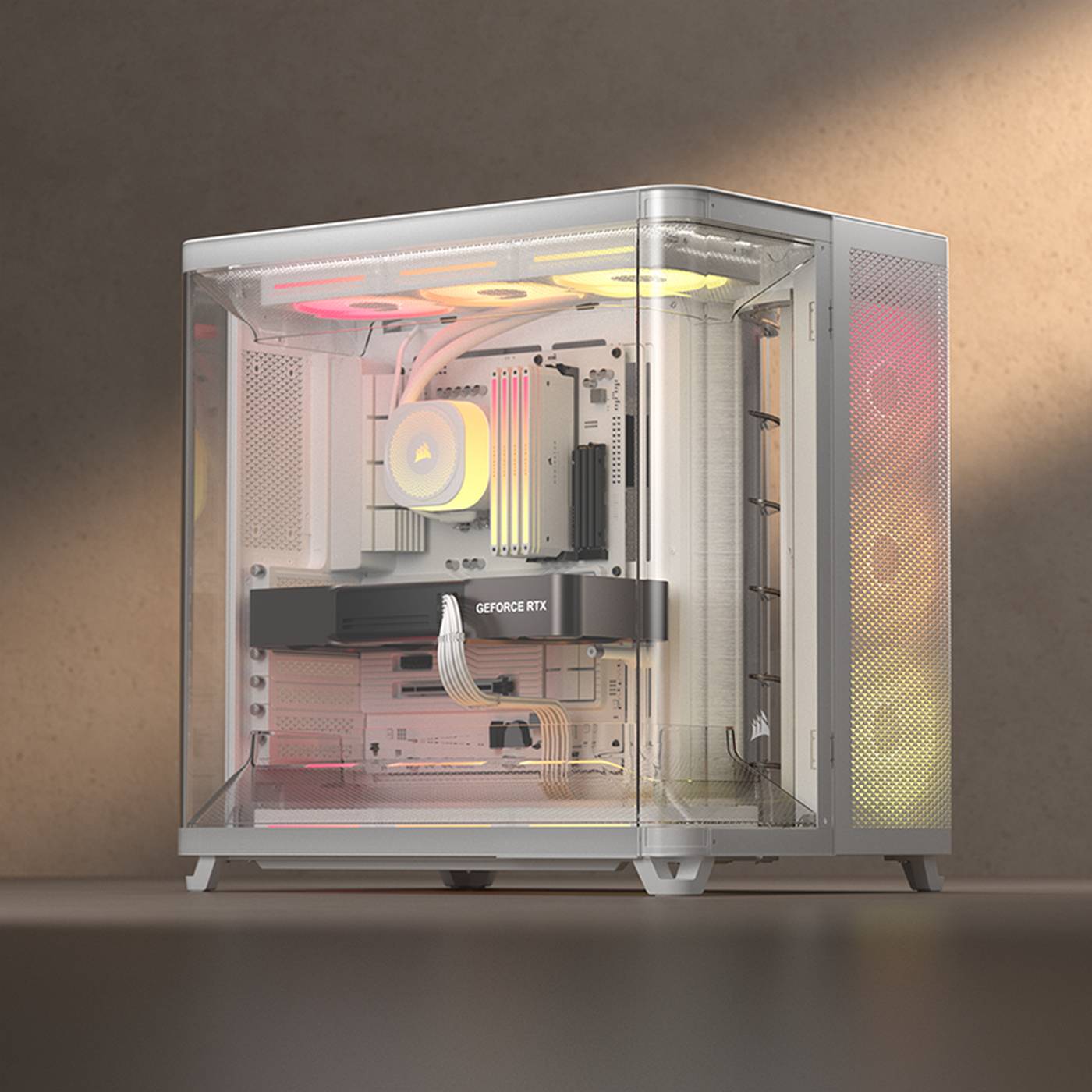 Corsair launches Air 5400 triple-chamber chassis with curved glass