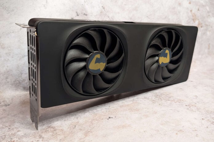 Intel Arc B850 graphics card.