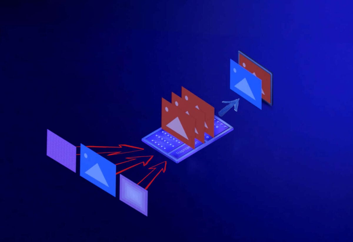Intel XeSS multi-frame generation.