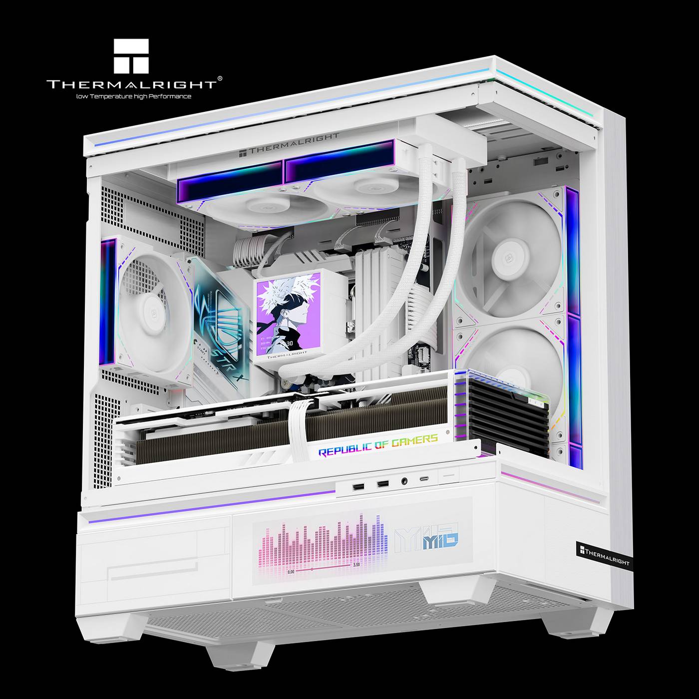 Wasserkühlung Thermalright Frozen Vision 360 WHITE 360 mm 3 Lüfter LCD ARGB Wasserkühlung Thermalright Frozen Vision 360 WHITE 360 mm 3 Lüfter LCD ARGB
