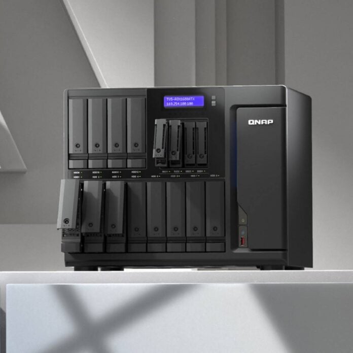 QNAP TVS-AIh1688ATX NAS. QNAP TVS-AIh1688ATX NAS.