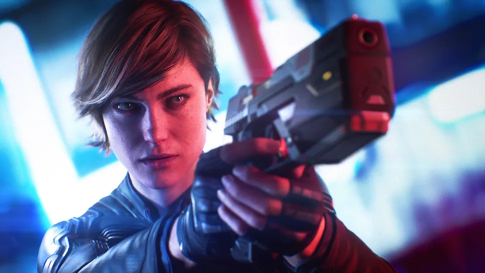 Screenshot from cancelled Perfect Dark reboot.