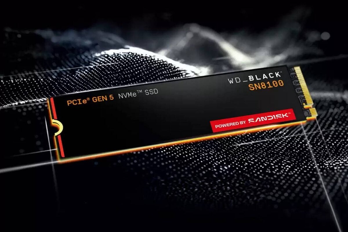 Western Digital WD_Black SN8100 Gen 5 SSD.