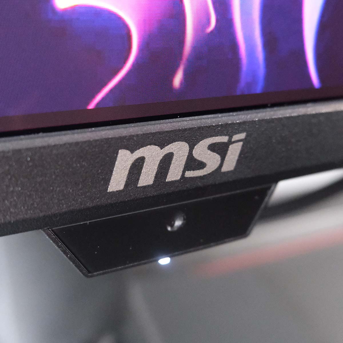A close up of the AI sensor on MSI MPG 271QR QD-OLED X50.