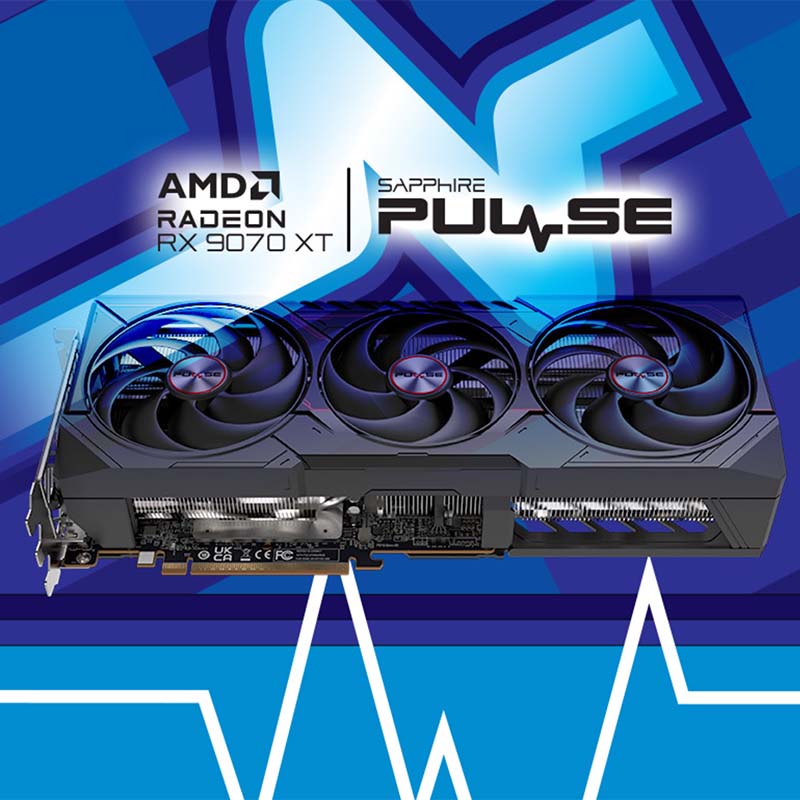 Sapphire Pulse AMD Radeon RX 9070 XT