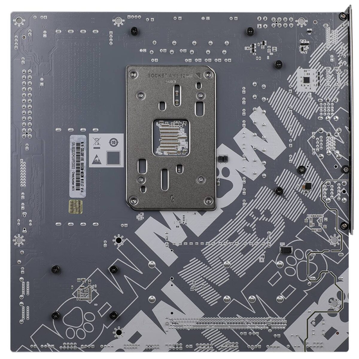 Colorful B850M-MEOW WiFi7 V14 - back.