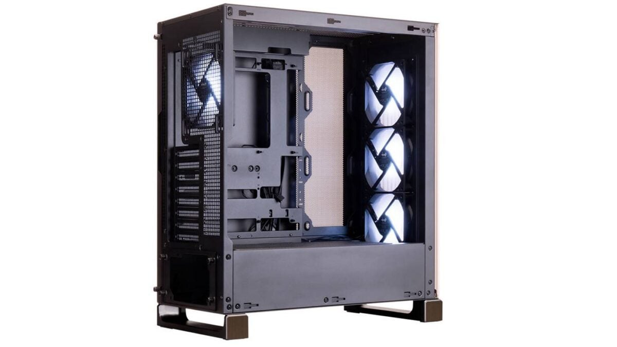 InWin Dlite - front fans.