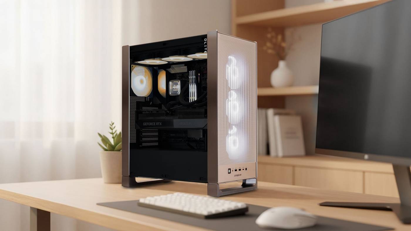InWin's Dlite PC case lives up to its name through eye-catching design ...