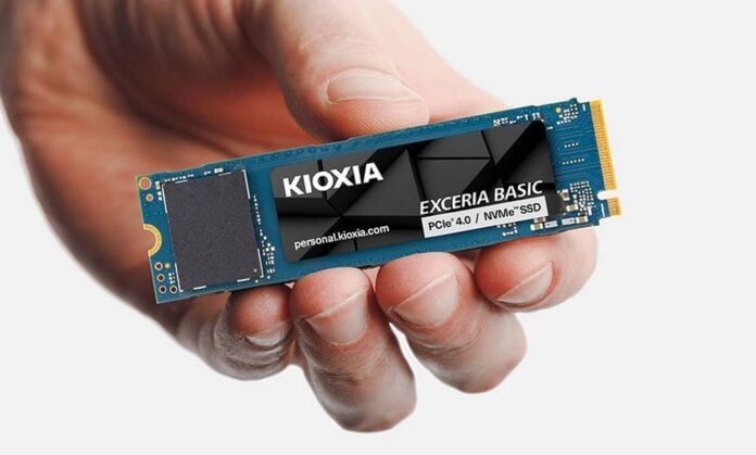 Kioxia Exceria Basic SF10 SSD.