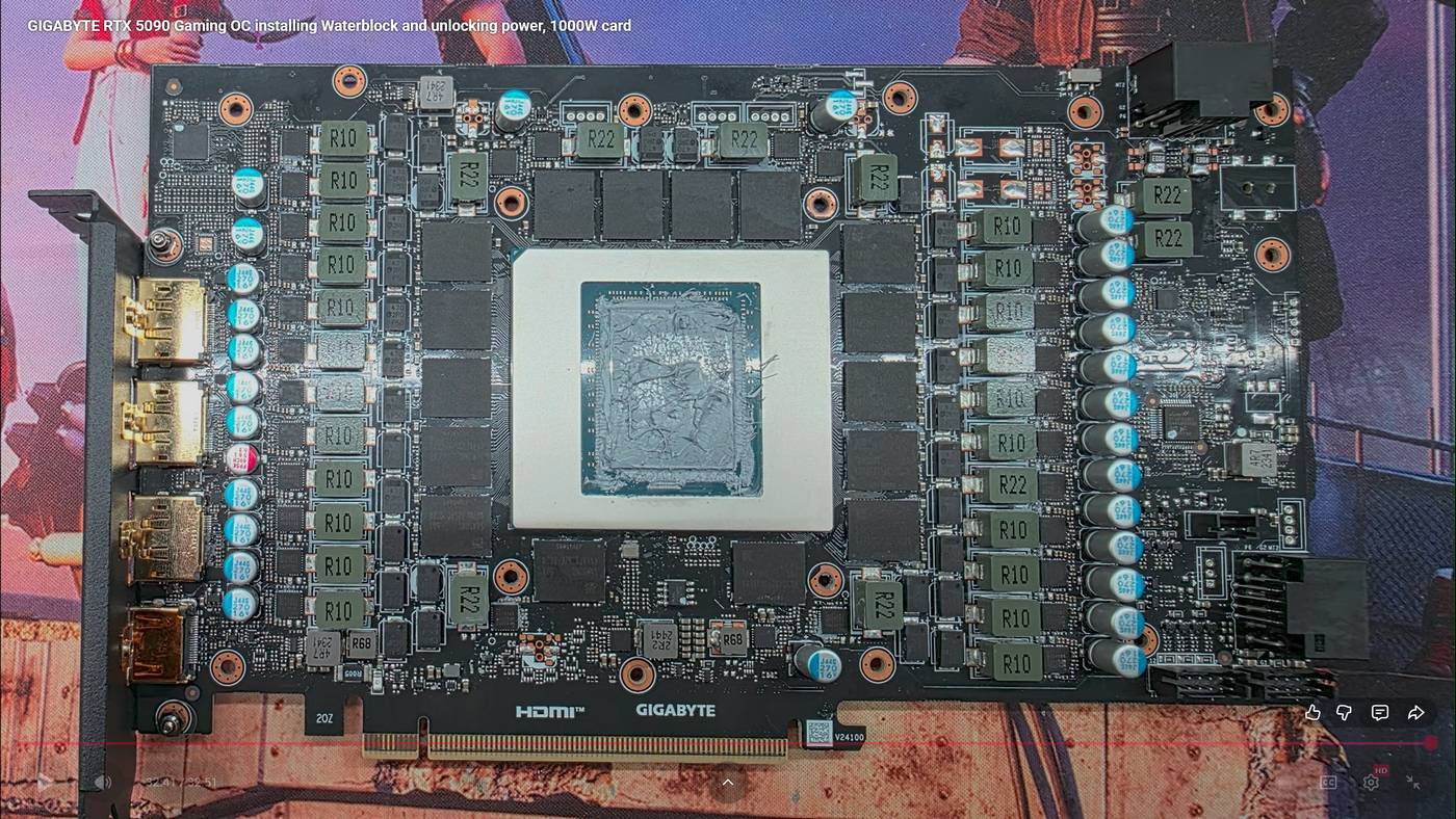 Here's how fast an Nvidia's RTX 5090 turbocharged with 913W really