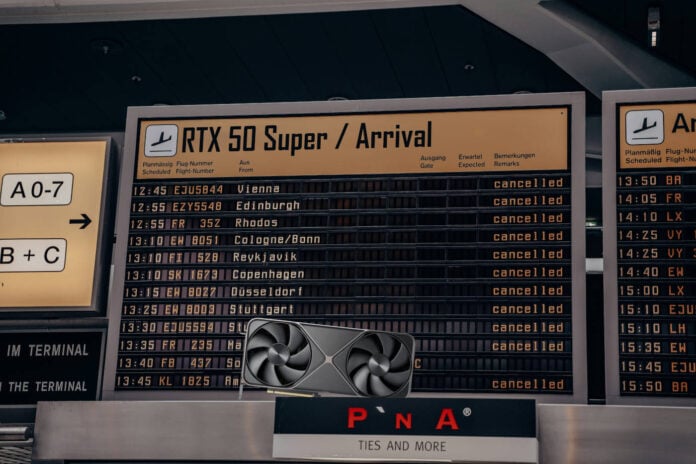 Nvidia RTX 50 Super Series cancelled.