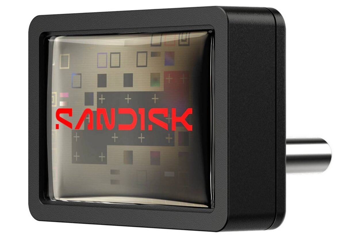Sandisk Extreme Fit USB-C Flash Drive - front.