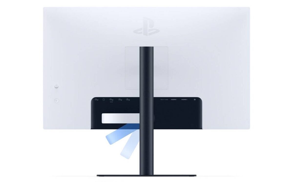 Sony QHD gaming monitor - back.