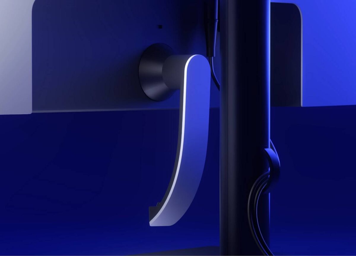 Sony QHD gaming monitor - controller holder.