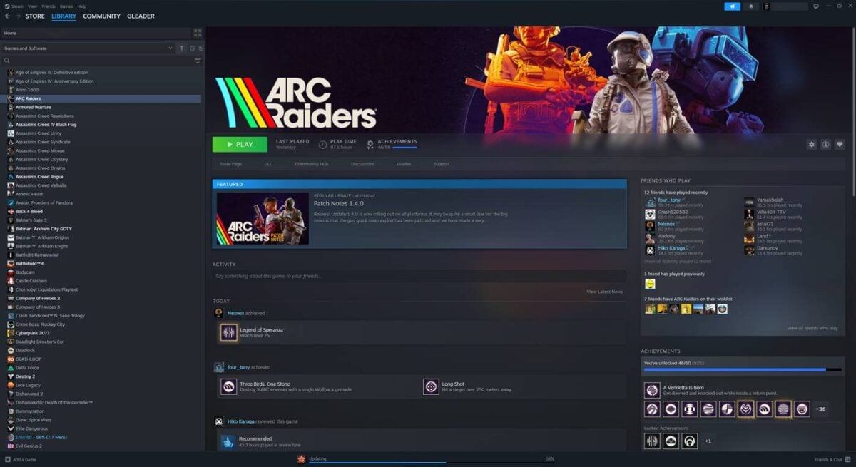 Steam Client library.