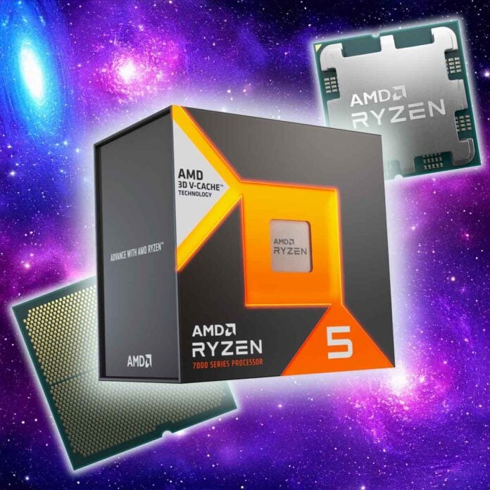 AMD Ryzen 5 7500X3D box and CPU