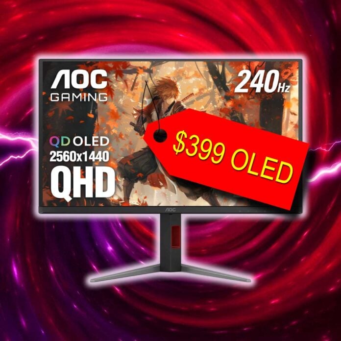 AOC Q27G4ZD $399 OLED deal