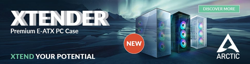 Arctic Xtender Premium E-ATX PC Case - Xtend Your Potential