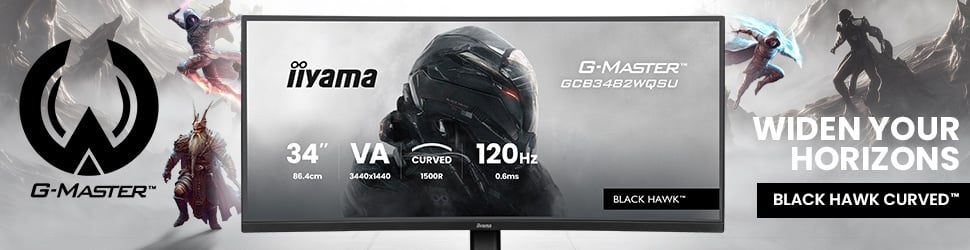 iiyama Black Hawk Curved - Widen Your Horizons