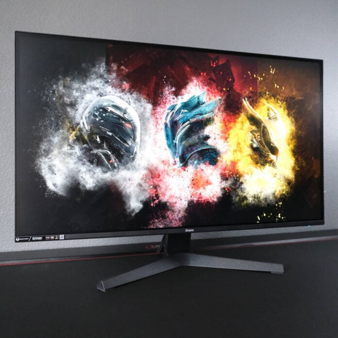 Key art for iiyama monitors displayed on G-Master G2741QSU-B1.