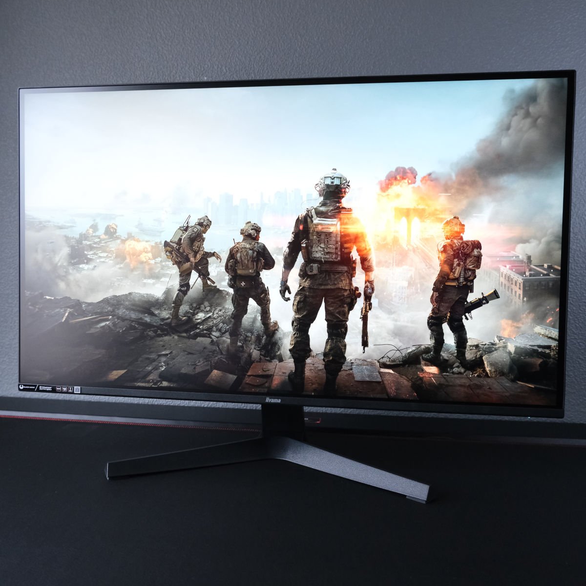 Battlefield 6 key art displayed on G-Master G2741QSU-B1.