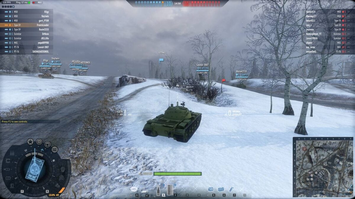 Armored Warfare - ingame.