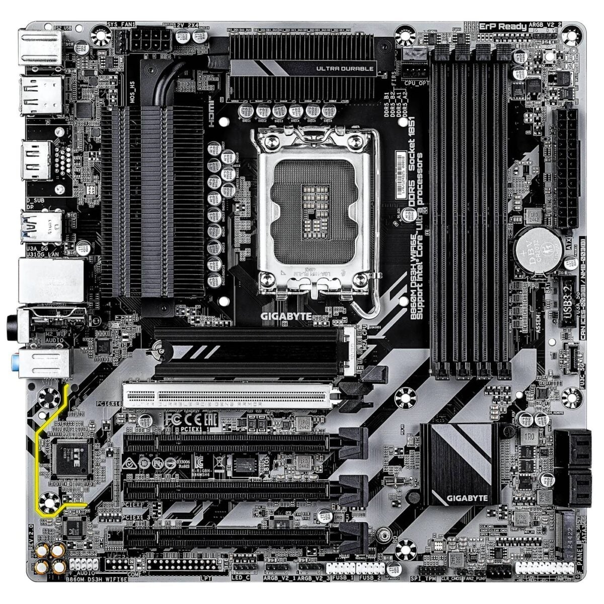 Gigabyte B860M DS3H WIFI6E Rev 2.