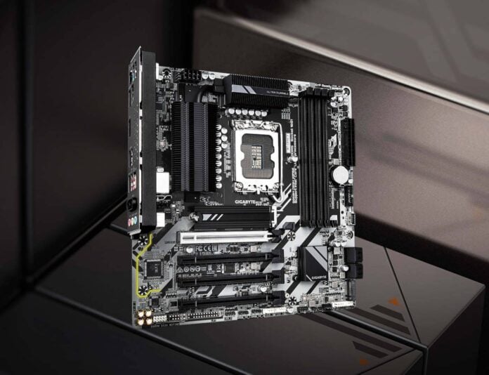 Gigabyte B860M DS3H WIFI6E Rev 2.2 motherboard.