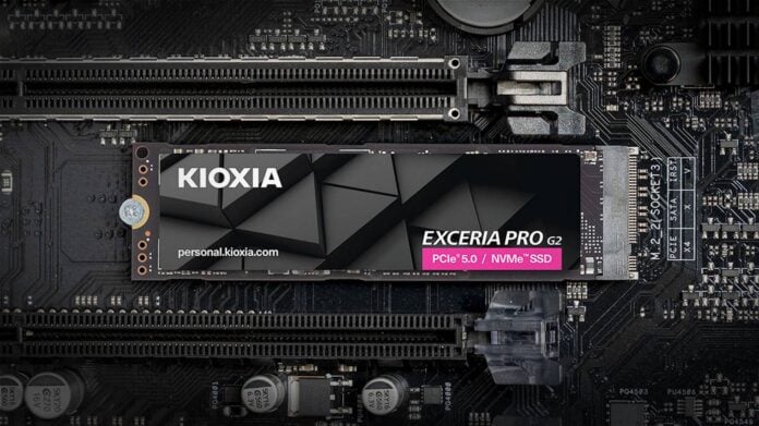 Kioxia Exceria Pro G2 SSD.