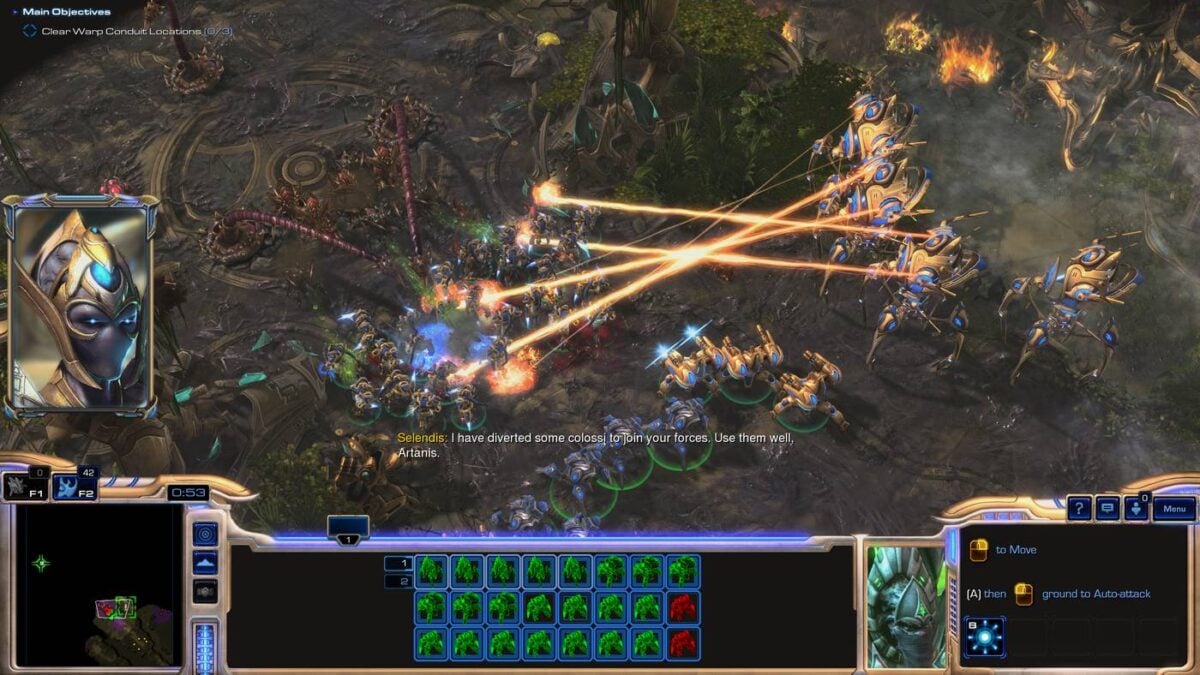 StarCraft 2 - gameplay.