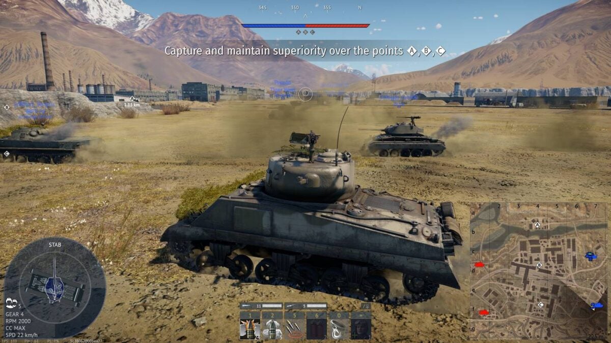 War Thunder - in game.