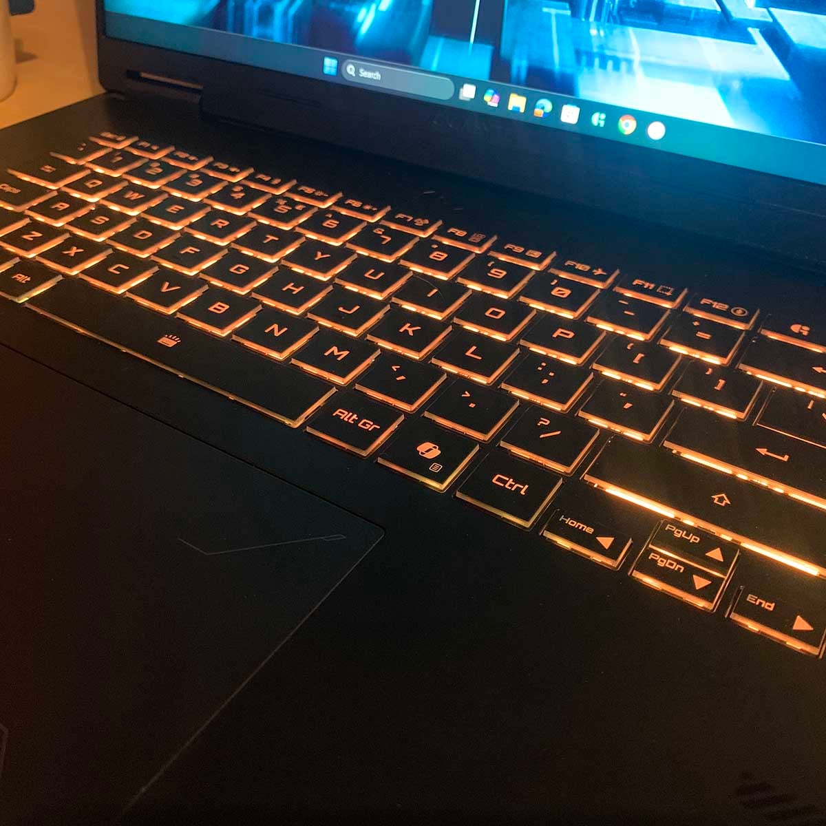 Gigabyte Gaming A16 Pro review: keyboard