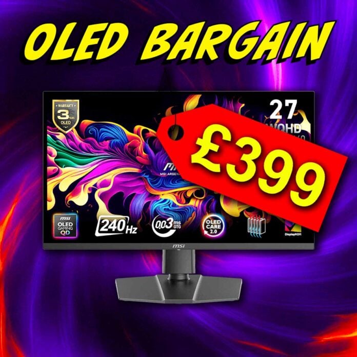 MSI MAG 273QP QD-OLED X24 deal