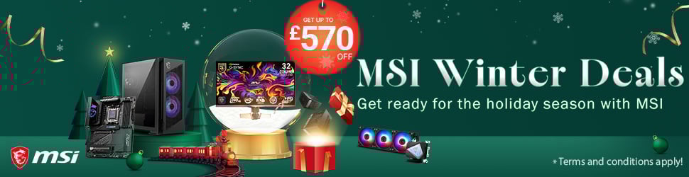 Get ready for the holiday season with MSI.